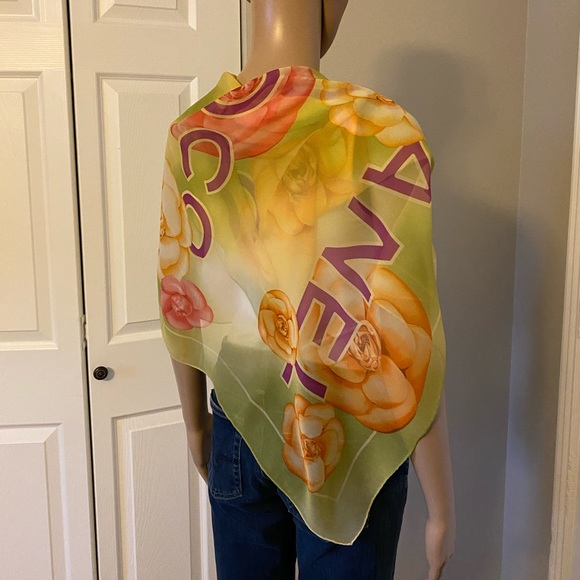 EUC CHANEL Silk Scarf - Picture 13 of 15